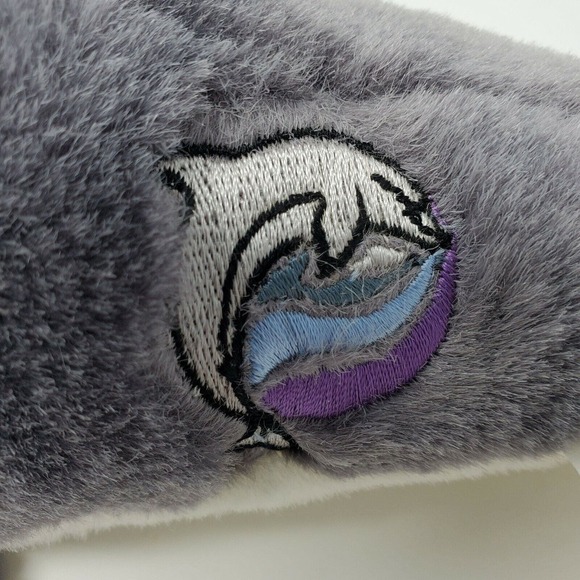 Nanco Gulf World 14" Dolphin Plush Stuffed Animal Gray Marine Life Realistic - Picture 5 of 6